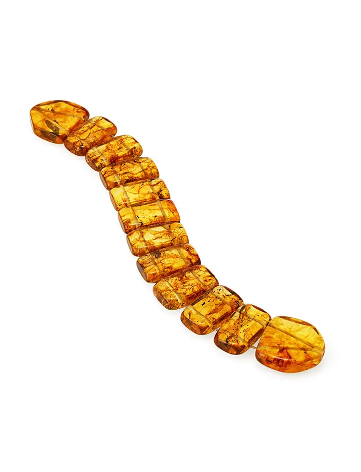 картинка Чётки-змейки перекидные из натурального формованного янтаря в онлайн магазине