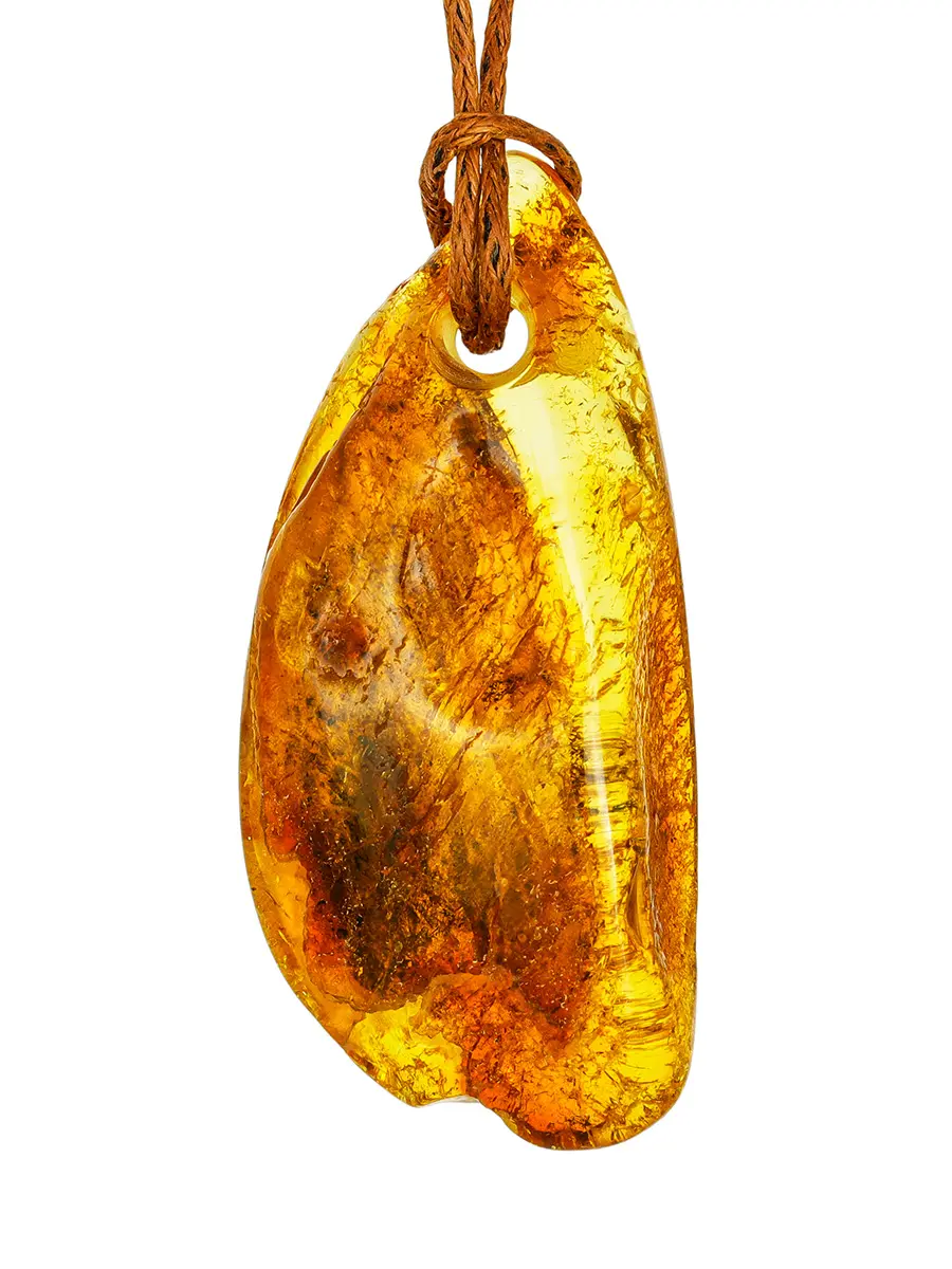 картинка Подвеска из натурального янтаря природной формы в онлайн магазине