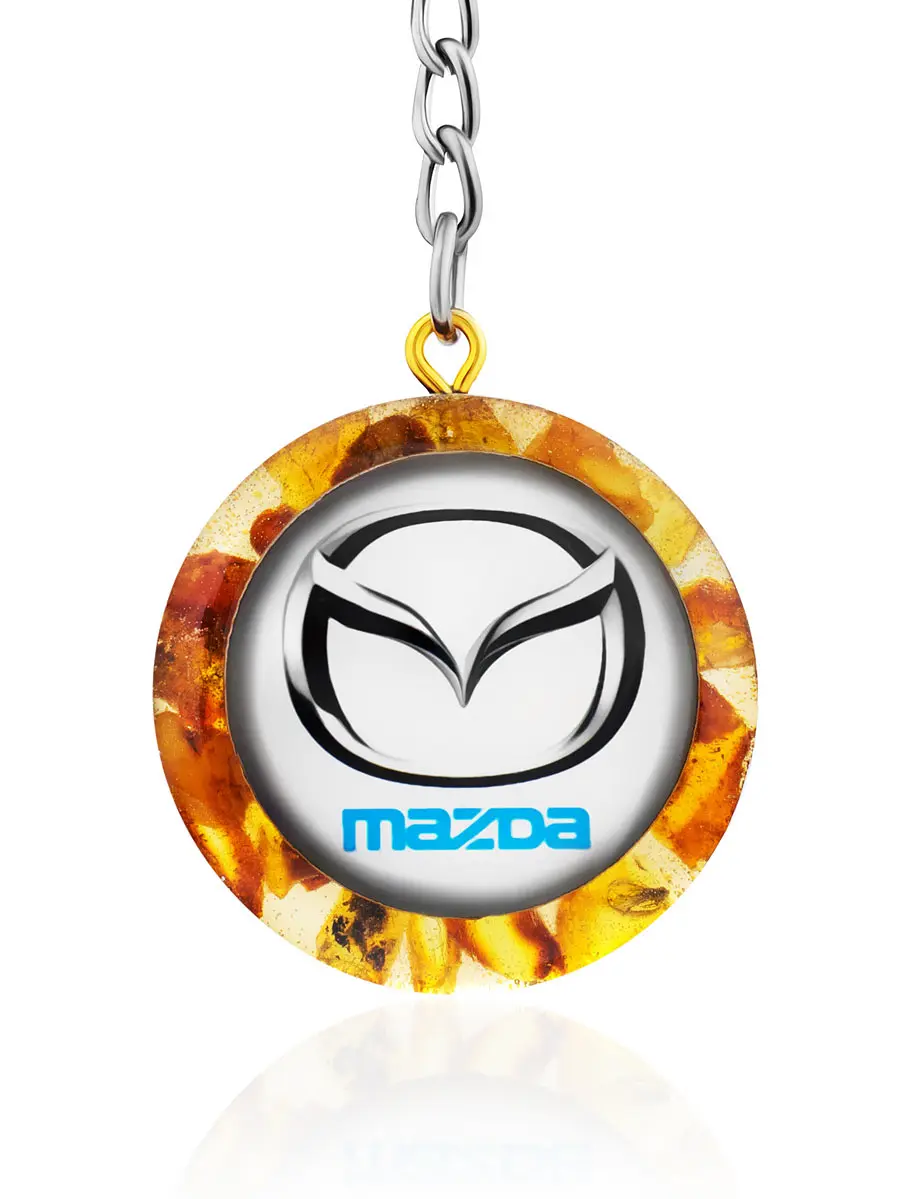 картинка Янтарный брелок для автомобильных ключей «Мазда» в онлайн магазине