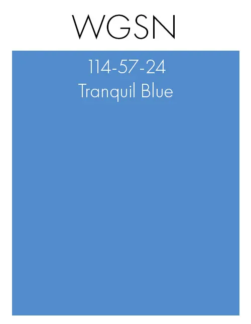 Цвет 2023: Tranquil Blue
