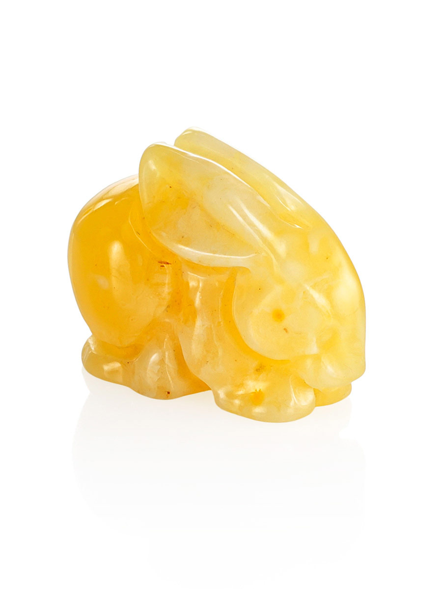 Миниатюрный кролик, вырезанный из натурального цельного янтаря, Медовый
Миниатюрный кролик, вырезанный из натурального цельного янтаря, Медовый