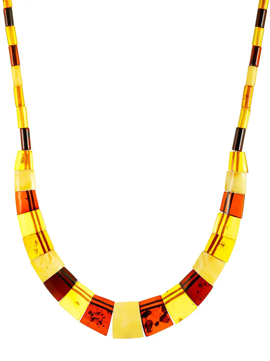 картинка Колье из натурального балтийского янтаря «Египет» в онлайн магазине