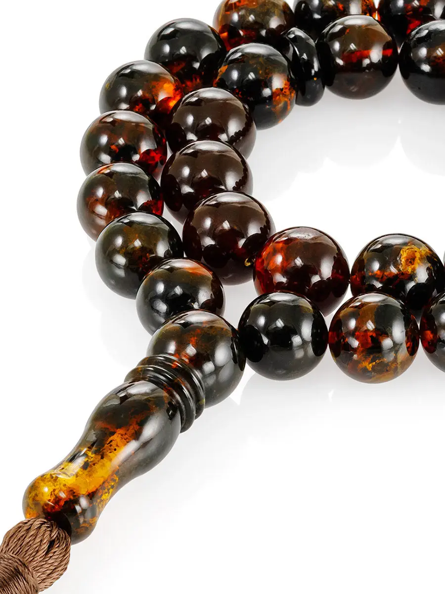 картинка Четки из натурального янтаря «Шар формованный» в онлайн магазине