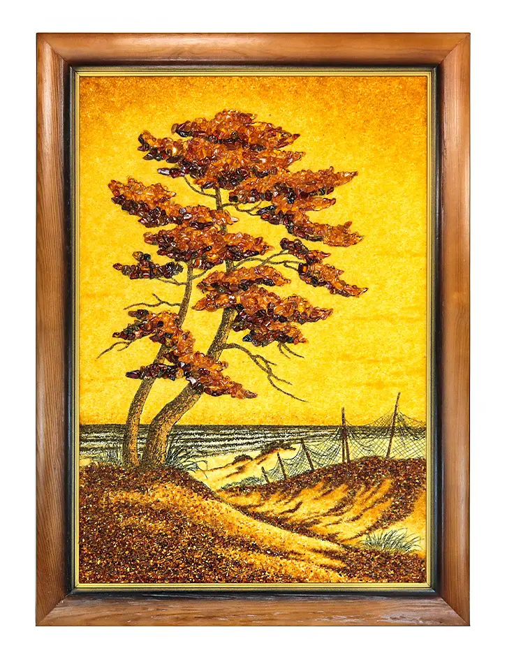 картинка Картина, выложенная натуральным янтарем «У моря» в онлайн магазине