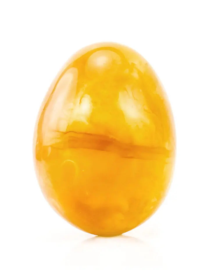картинка Сувенир: крупное текстурное янтарное яйцо в онлайн магазине