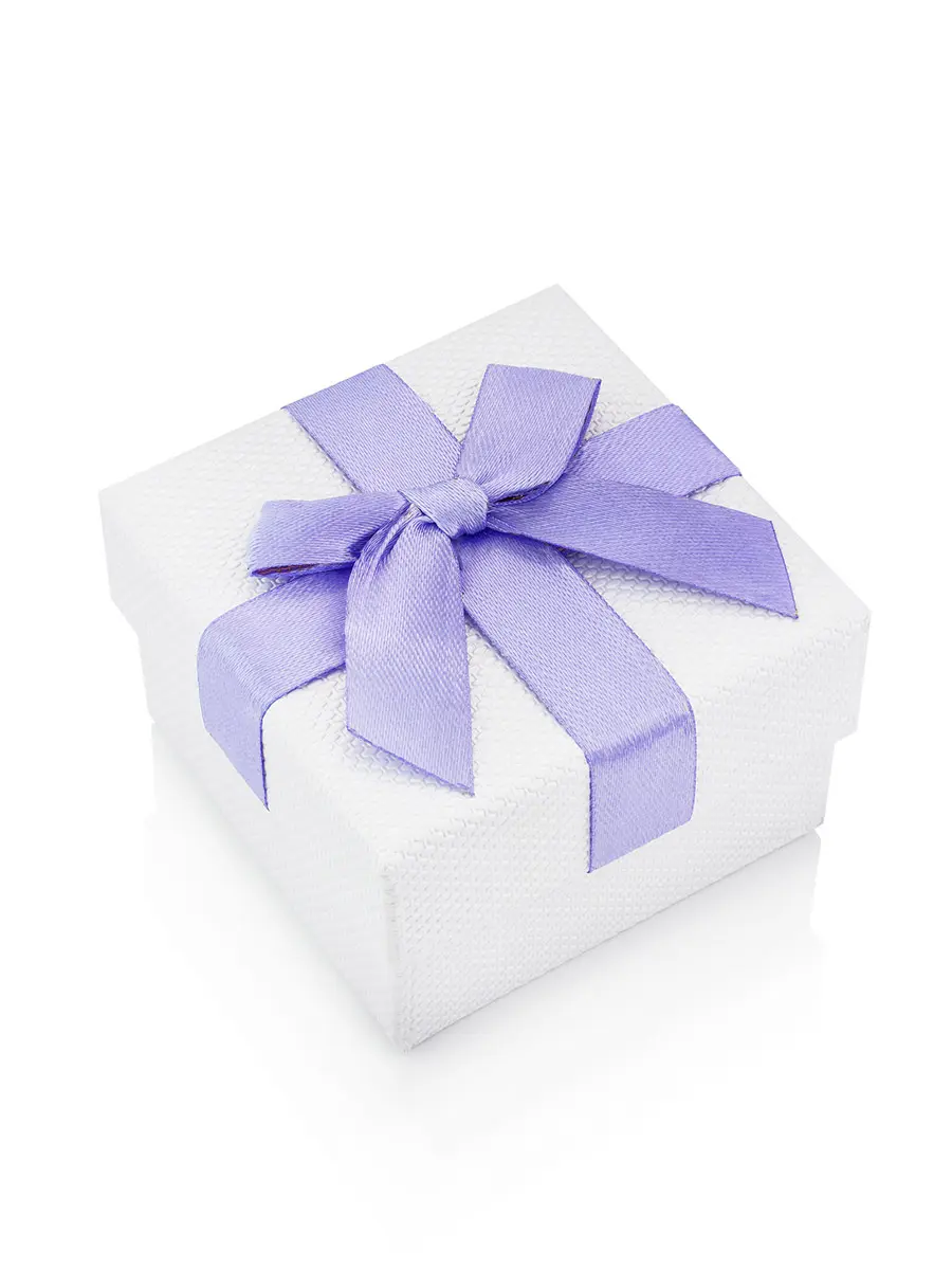 картинка Подарочная коробочка 60х60х40 мм с нарядным бантом в онлайн магазине