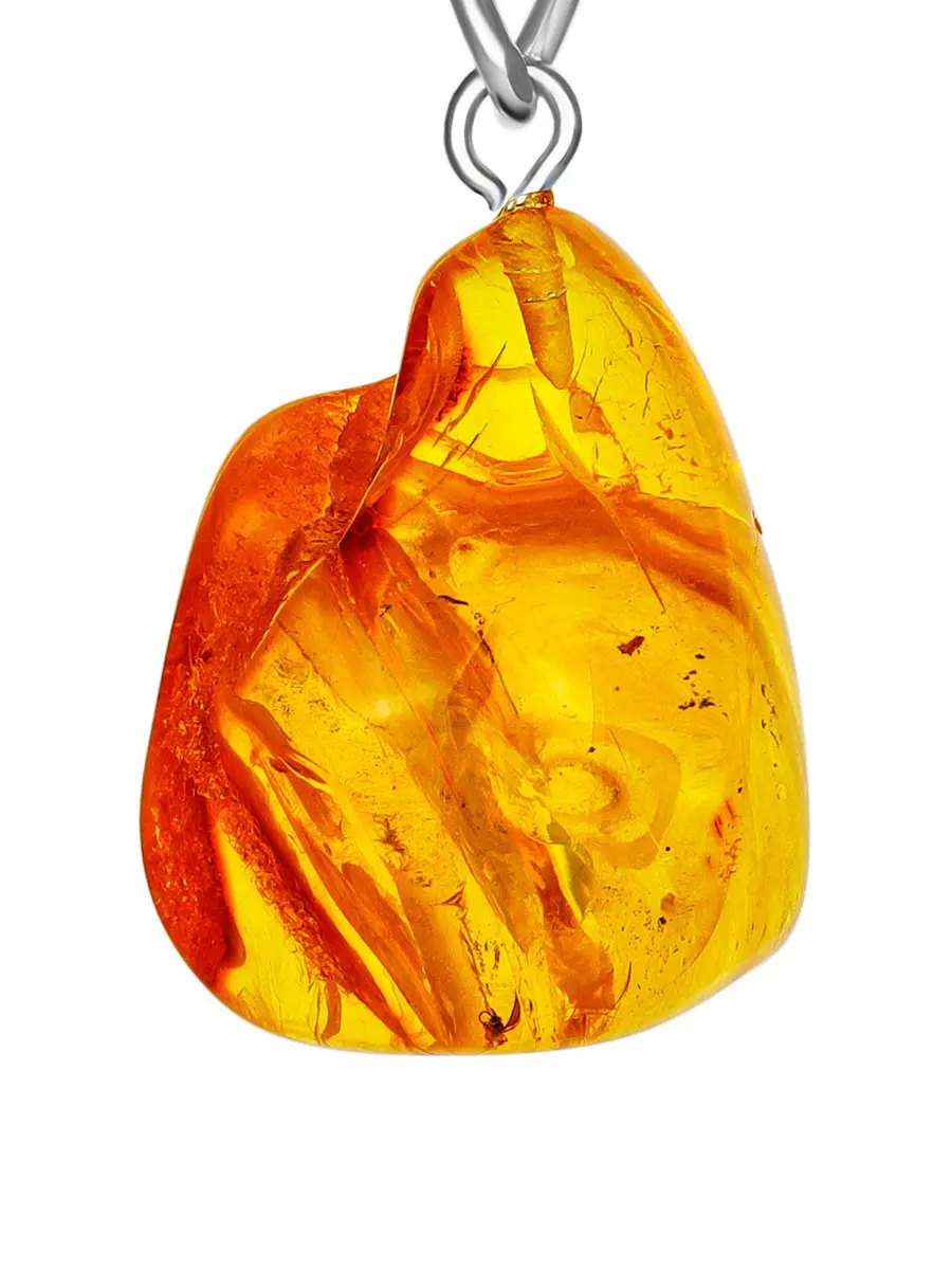 картинка Брелок для ключей из цельного солнечного янтаря в онлайн магазине