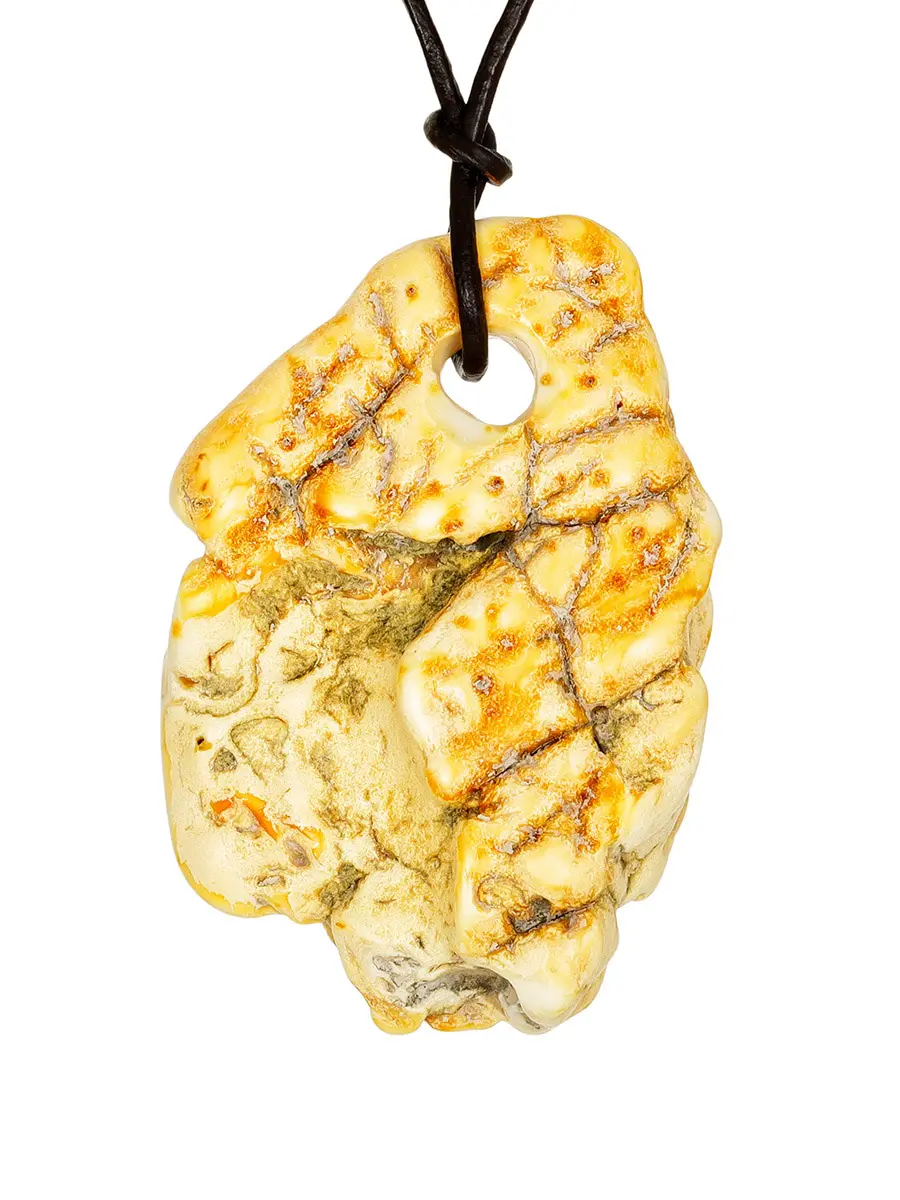 картинка Янтарный кулон с уникальным смешением цветов  в онлайн магазине