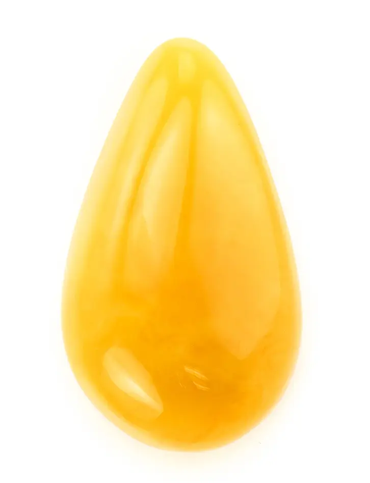 картинка Сувенирный янтарь «Капля» насыщенного медового цвета 74х27х14 мм в онлайн магазине