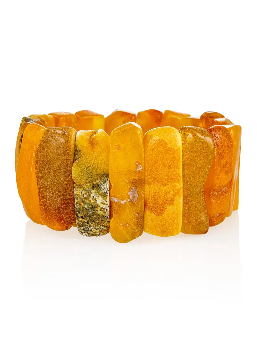 картинка Браслет из натурального балтийского янтаря «Помпеи» в онлайн магазине