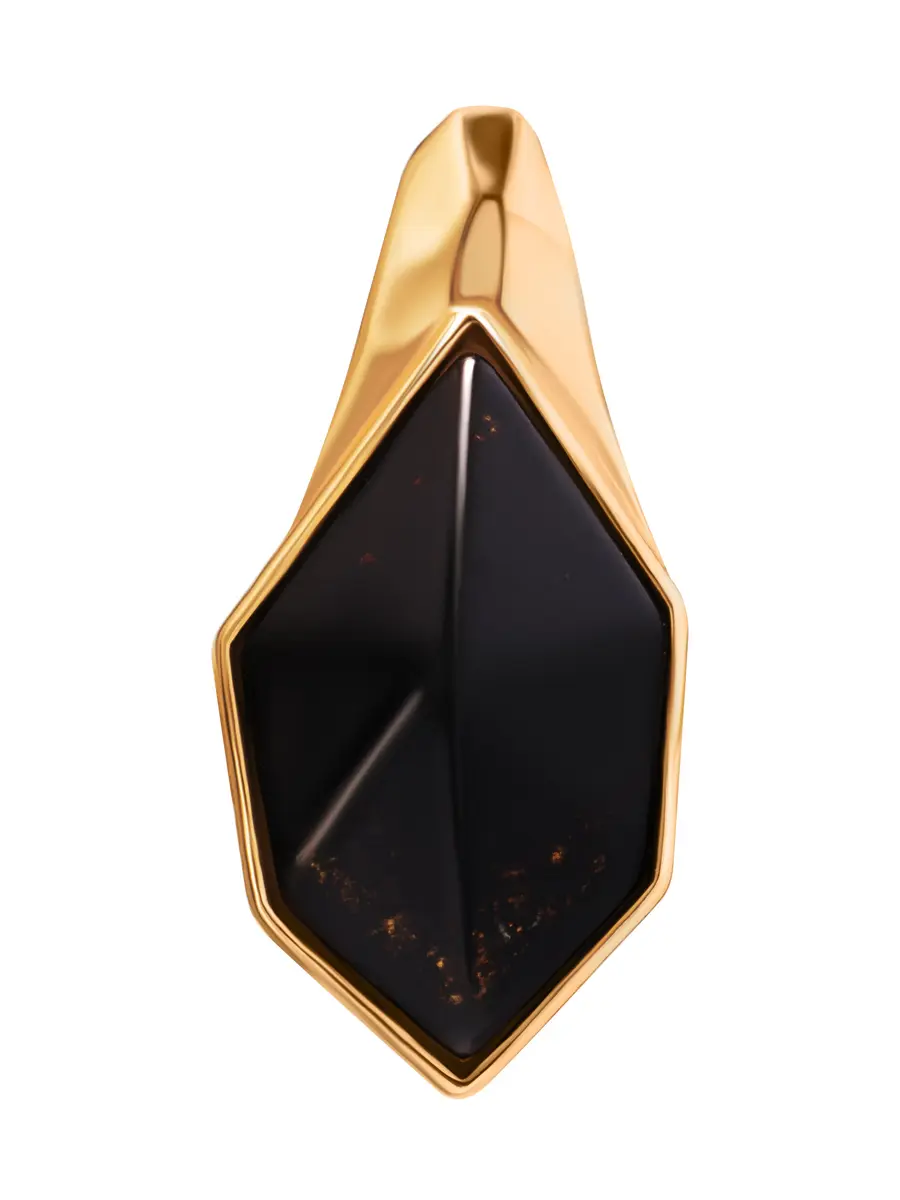 картинка Кулон «Бельканто» из янтаря тёмно-вишнёвого цвета в онлайн магазине