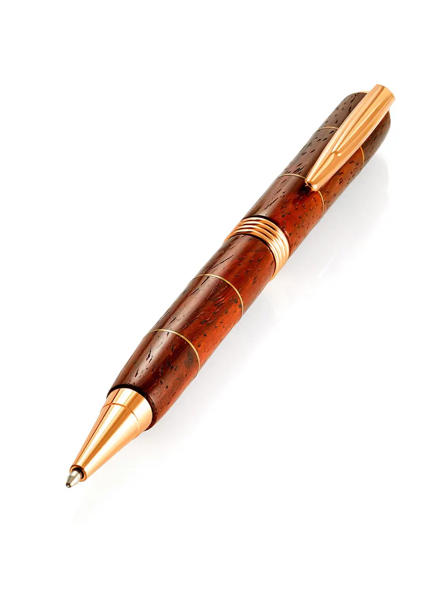картинка Ручка из древесины падука с выдвижным механизмом в онлайн магазине