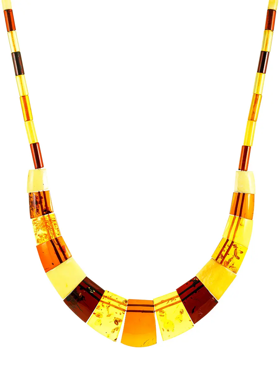 картинка Колье из натурального янтаря «Египет» в онлайн магазине