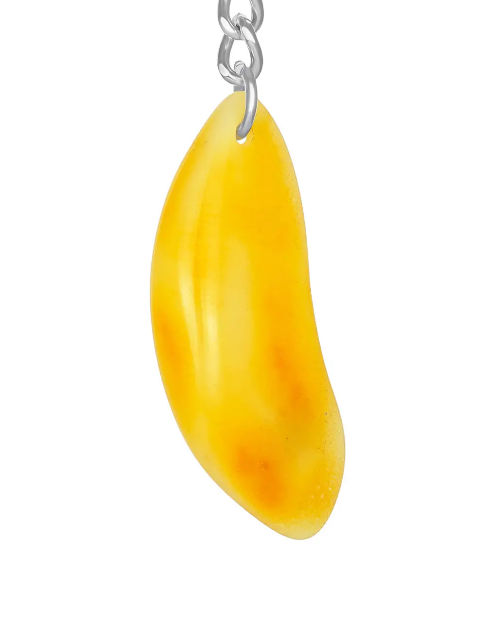 картинка Брелок с кусочком натурального янтаря природной формы в онлайн магазине