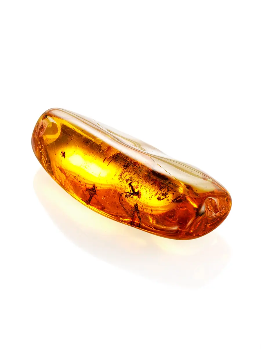 картинка Натуральный прозрачный янтарь природной формы с включениями насекомых в онлайн магазине