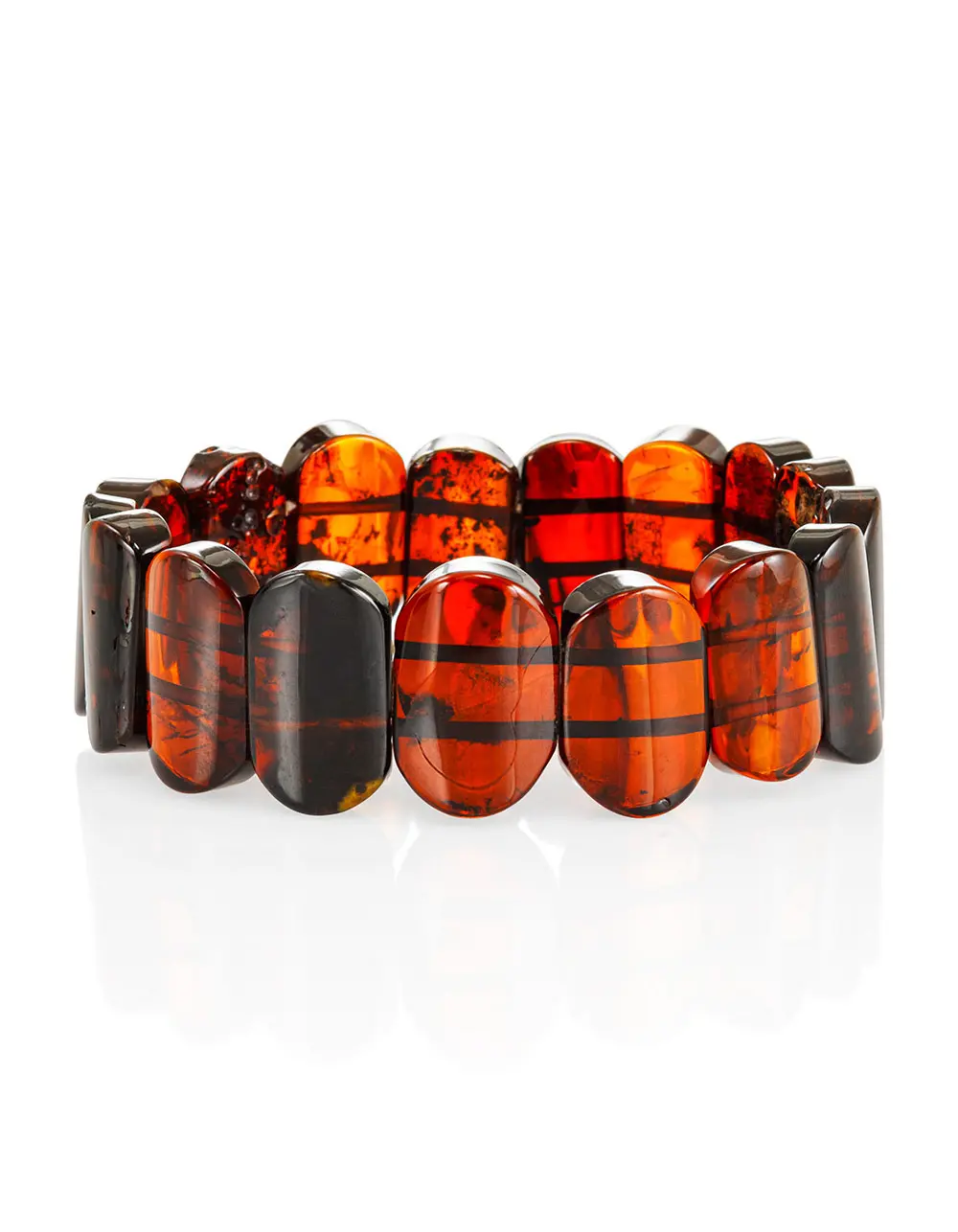 картинка Браслет ручной работы из натурального вишнёвого янтаря в онлайн магазине