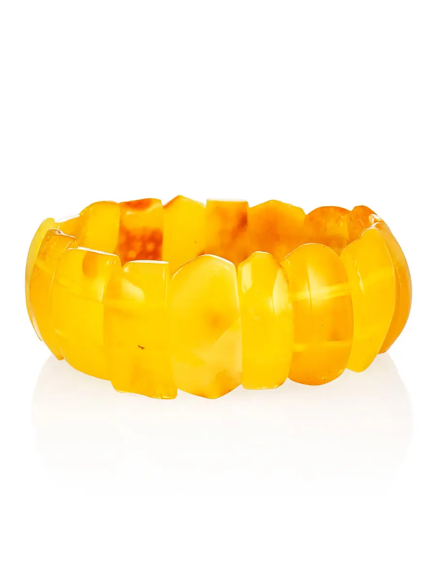 картинка Браслет из натурального балтийского янтаря «Помпеи» в онлайн магазине