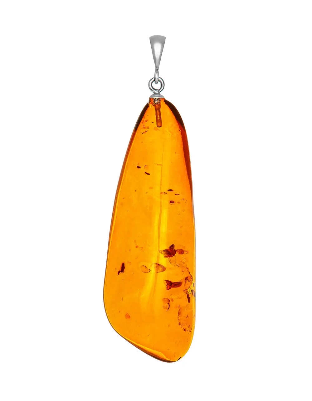 картинка Удлинённый кулон из натурального балтийского янтаря в онлайн магазине