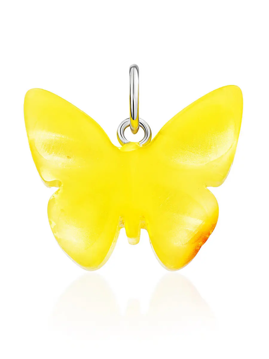 картинка Миниатюрная резная подвеска в виде бабочки «Апрель» в онлайн магазине