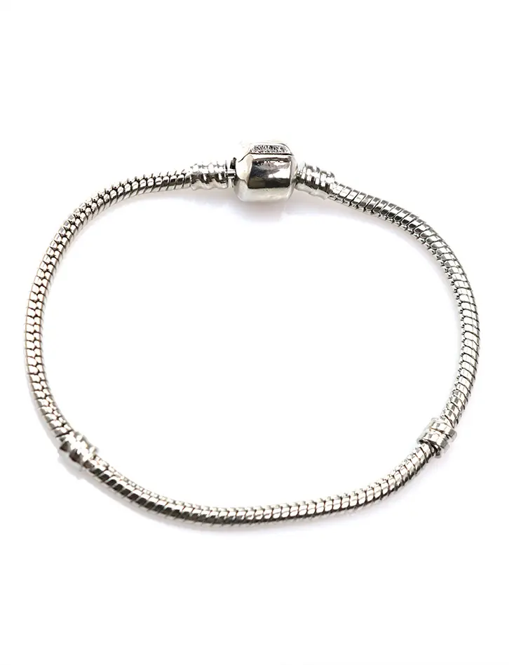 Модульный браслет для подвесок-шармов в стиле Pandora тёмный винтернет-магазине янтаря
