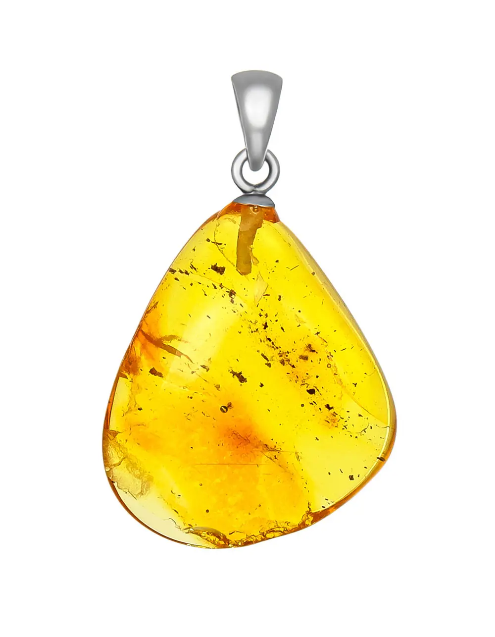 картинка Небольшая подвеска из натурального янтаря в онлайн магазине