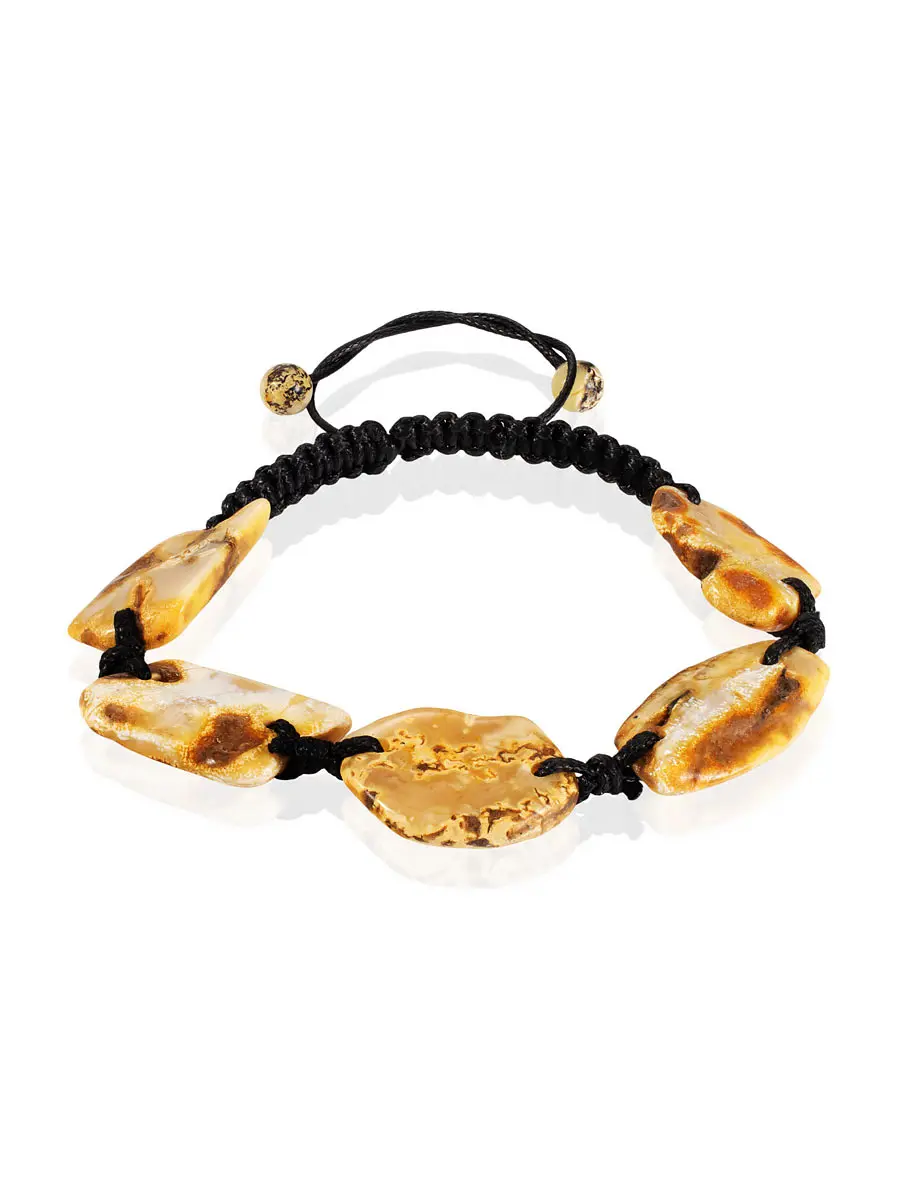 картинка Браслет с янтарём — венок из солнечных пейзажей «Тринидад» в онлайн магазине