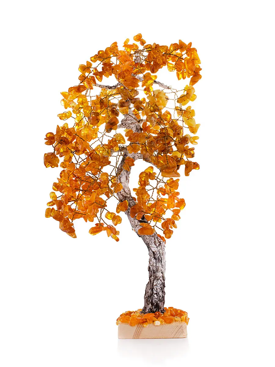 картинка Небольшое деревце из натурального балтийского янтаря «Берёзка» в онлайн магазине