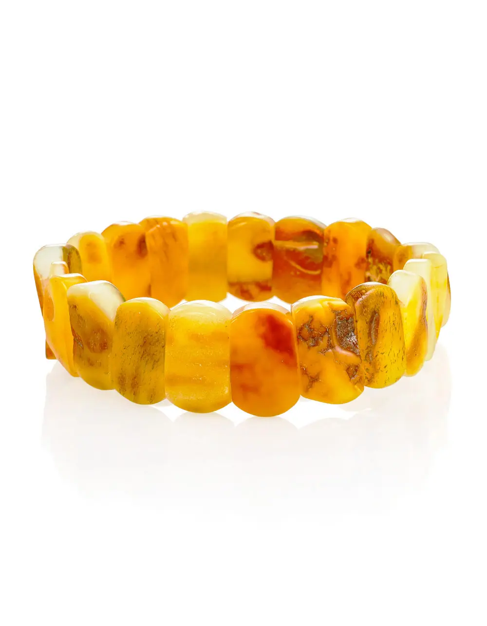 картинка Браслет из натурального лечебного янтаря «Помпеи» в онлайн магазине