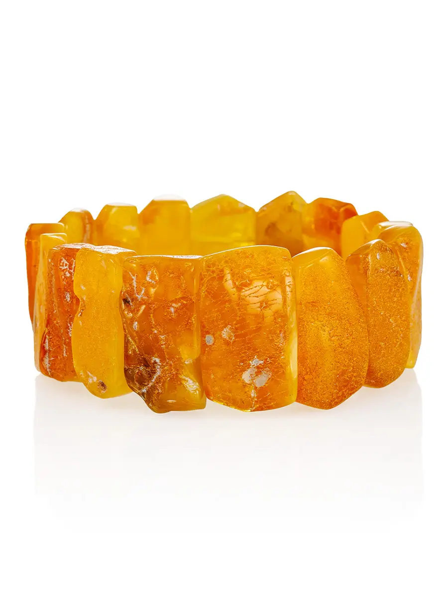 картинка Лечебный браслет из натурального янтаря «Помпеи» в онлайн магазине