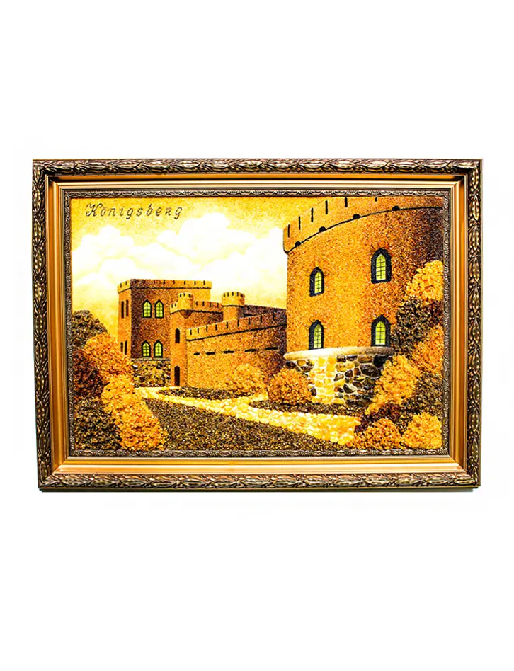 картинка Панно из натурального янтаря «Кронпринц» 40 х 48 см в онлайн магазине