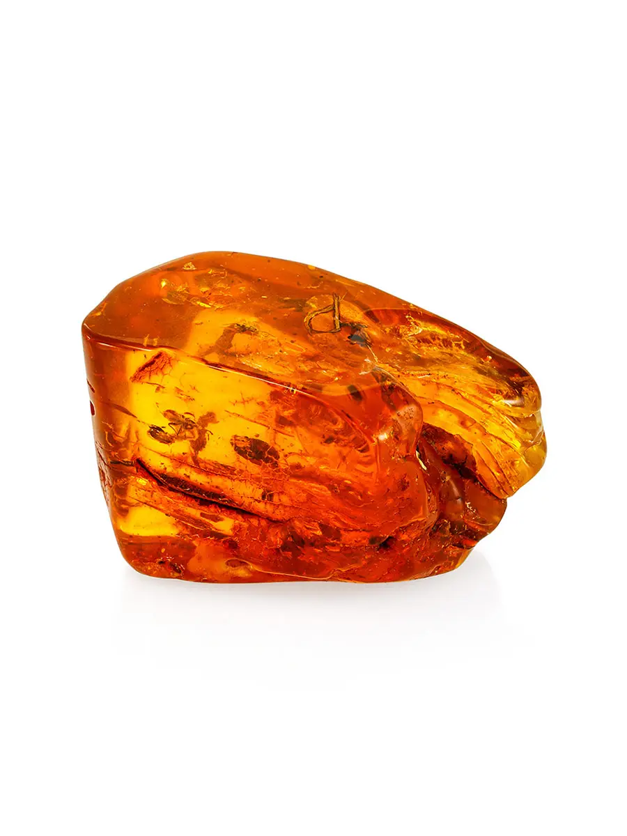 картинка Кусочек натурального балтийского янтаря с инклюзом насекомого в онлайн магазине