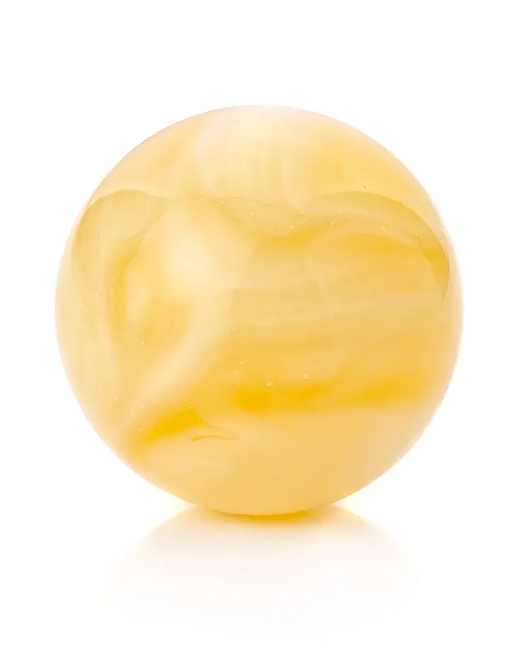 картинка Сувенирный кусочек пейзажного янтаря в форме шара в онлайн магазине