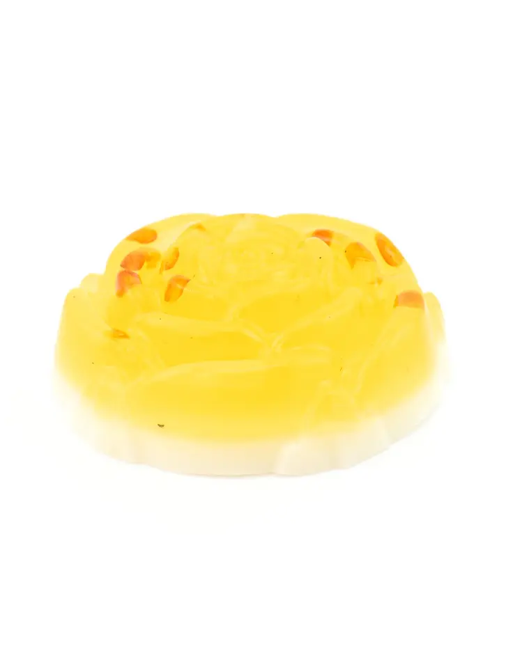 картинка Натуральное органическое мыло на основе янтаря «Роза медовая» в онлайн магазине