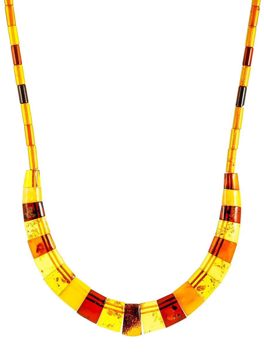 картинка Колье из натурального янтаря «Египет» в онлайн магазине