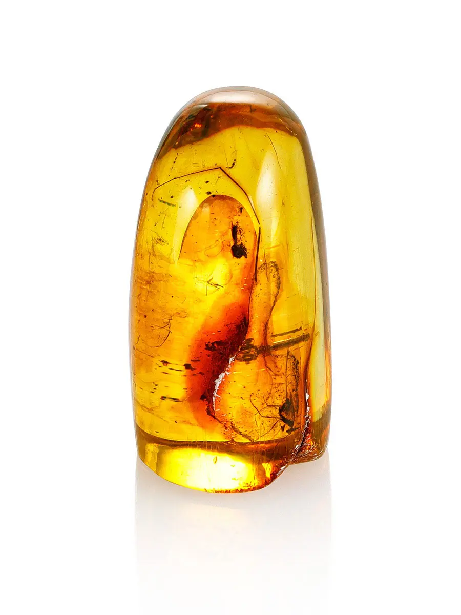 картинка Прозрачный кусочек балтийского янтаря с инклюзами в онлайн магазине