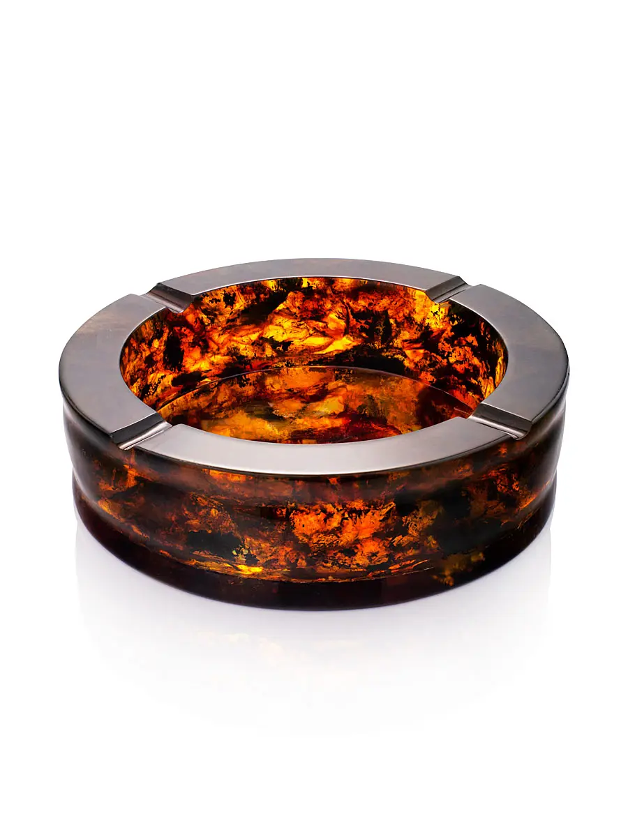 картинка Декоративная пепельница из натурального янтаря в онлайн магазине