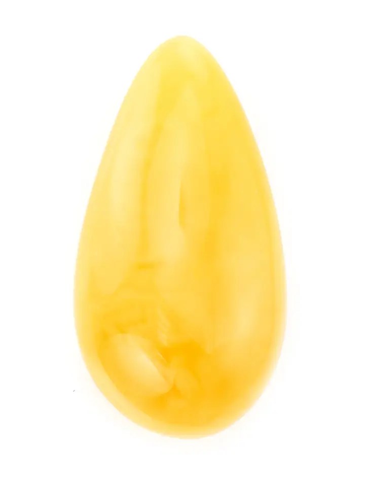 картинка Сувенирный кусочек натурального балтийского янтаря медового цвета первого сорта в форме капли 39х20х13 мм в онлайн магазине