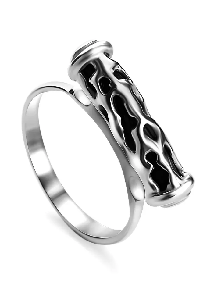 картинка Стильное и оригинальное кольцо с каучуком «Кения» в онлайн магазине