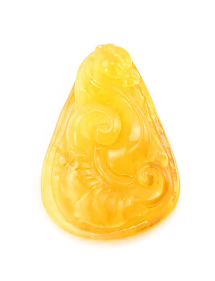 картинка Сувенир-резьба из натурального медового янтаря «Рог изобилия» в онлайн магазине