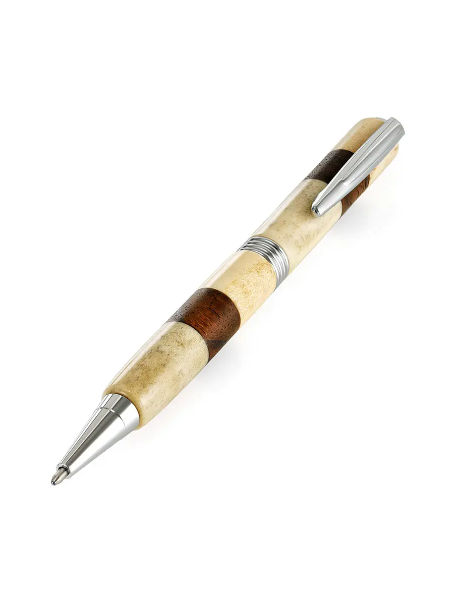 картинка Уникальная ручка из рога лося и дерева в онлайн магазине