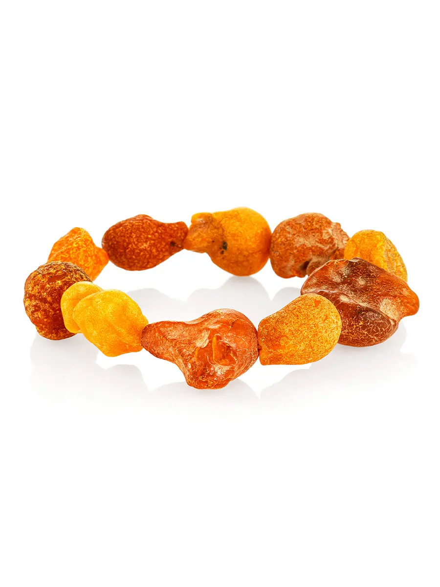 картинка Браслет из натурального необработанного янтаря «Капли» в онлайн магазине