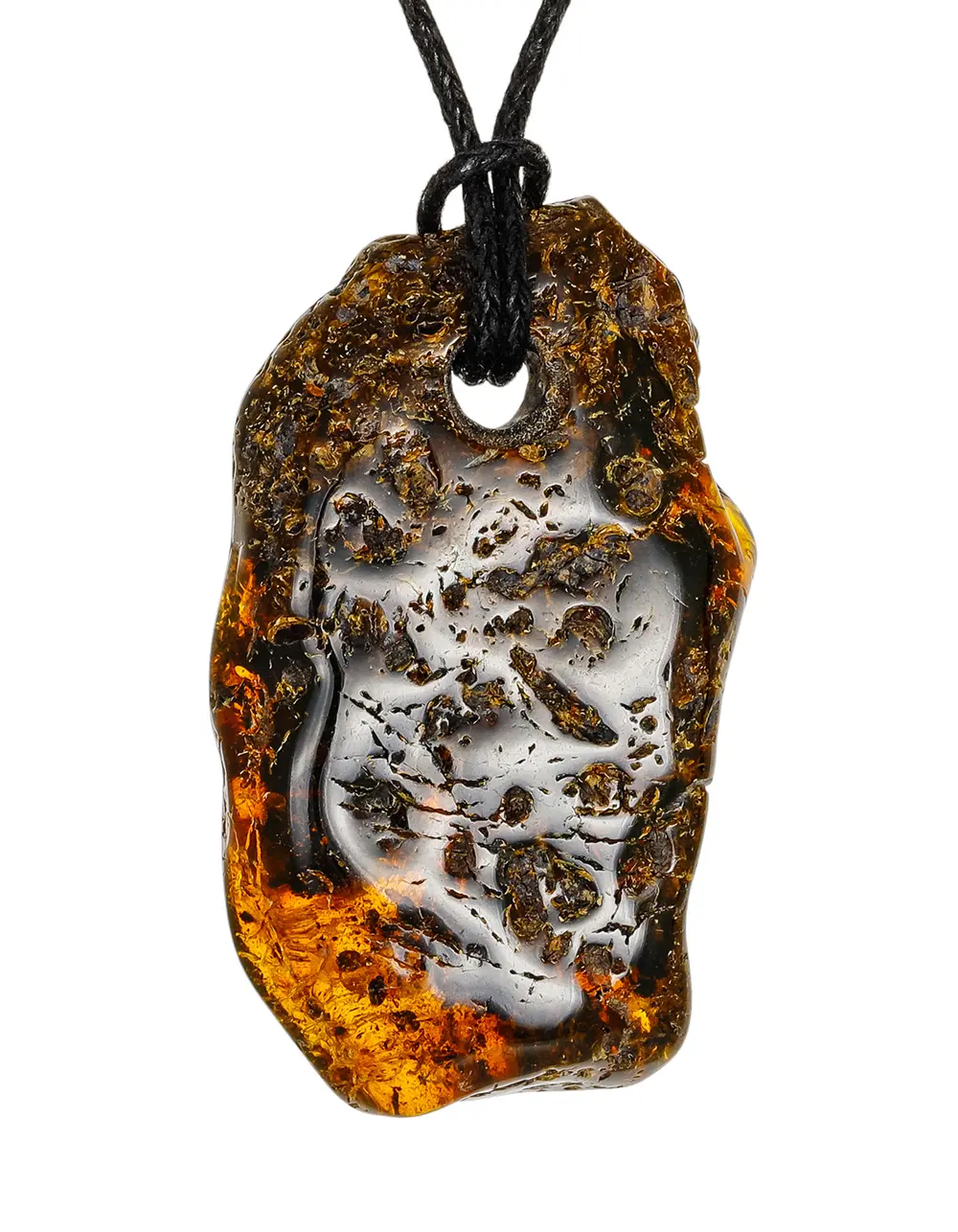 картинка Подвеска из натурального цельного янтаря в онлайн магазине