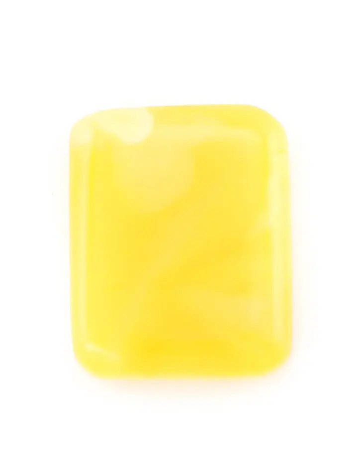 картинка Cувенирный янтарь прямоугольной формы медового цвета 25х20х7 в онлайн магазине