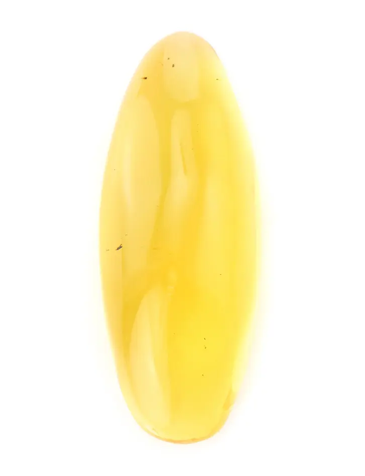 картинка Натуральный балтийский сувенирный янтарь ярко-лимонного цвета 54х20х14 мм в онлайн магазине