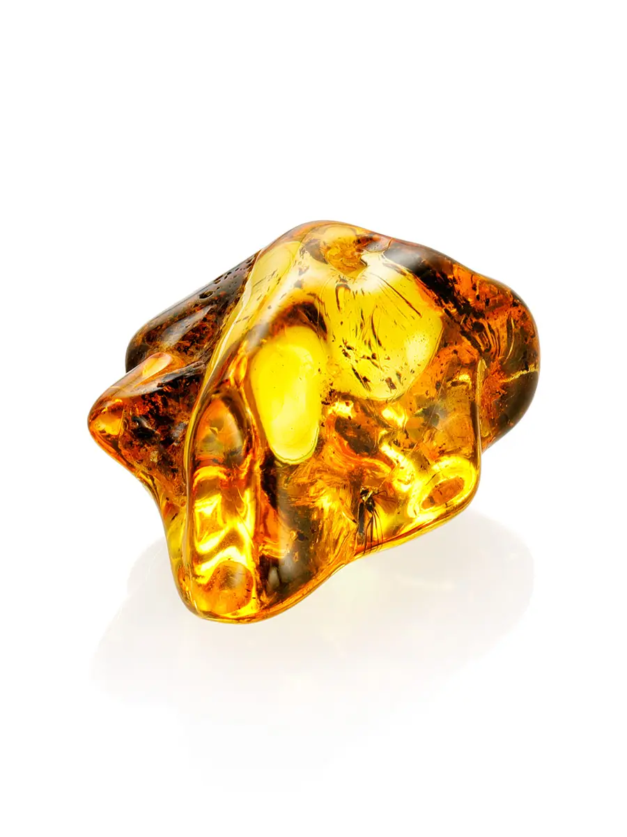 картинка Кусочек натурального балтийского янтаря с включением мушки в онлайн магазине