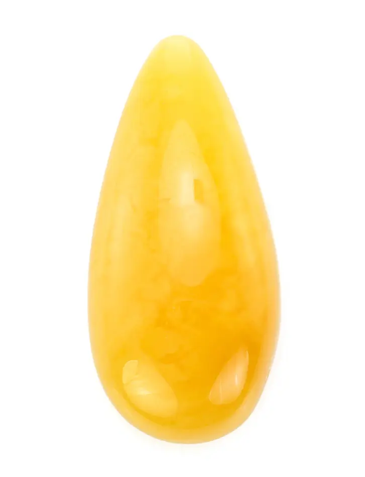 картинка Крупный сувенирный камень-кулон насыщенного медового цвета 58х27х13 мм в онлайн магазине