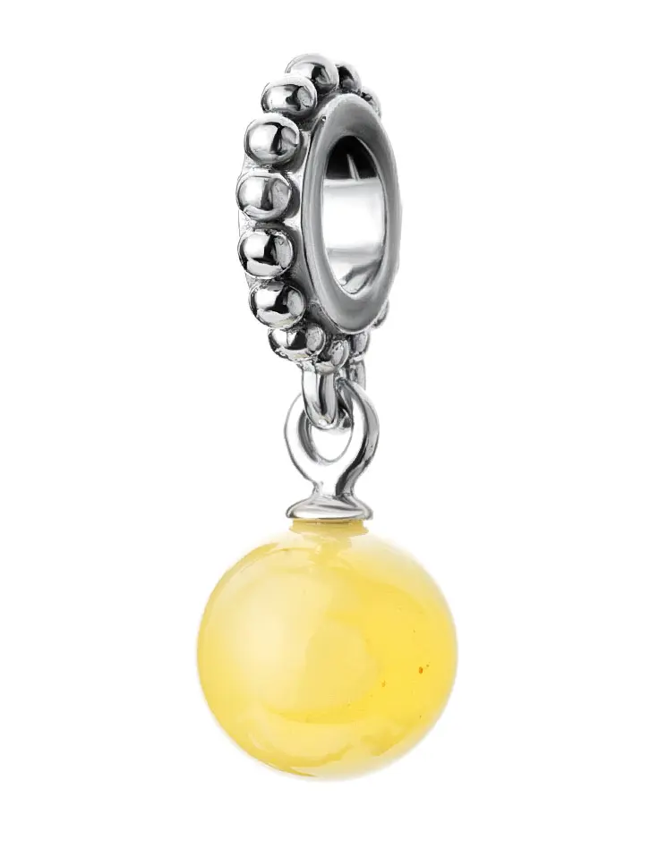 картинка Подвеска-шарм для модульного браслета из янтаря в онлайн магазине