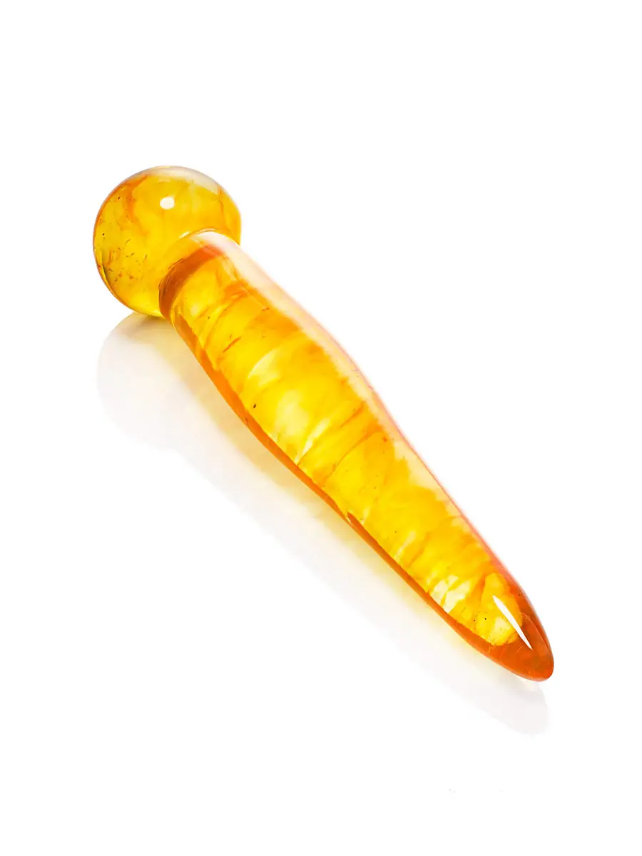картинка Палочка для массажа лица и акупунктурного массажа из натурального янтаря в онлайн магазине