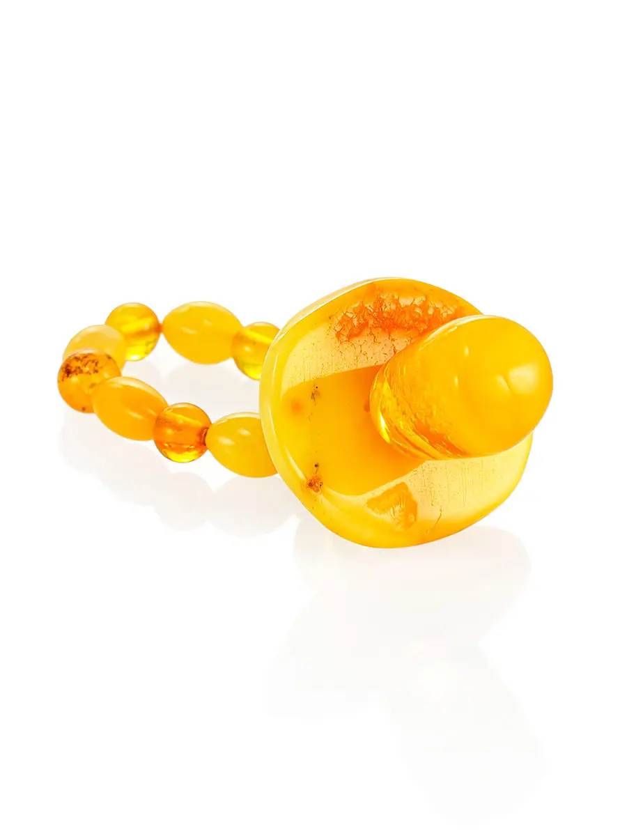 картинка Янтарный прорезыватель для зубов медового цвета в онлайн магазине