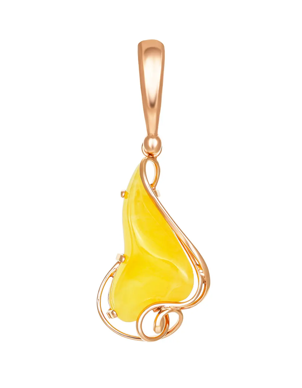 картинка Нарядная подвеска «Риальто» из медового янтаря в онлайн магазине